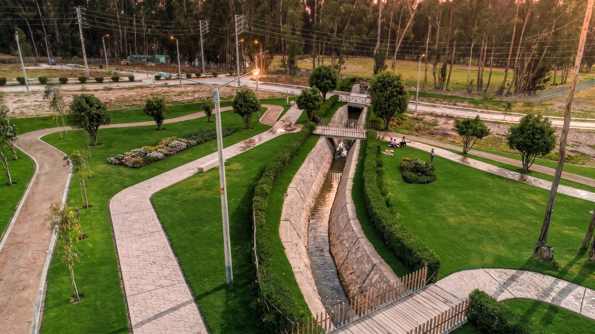 Recorrido verde y canal