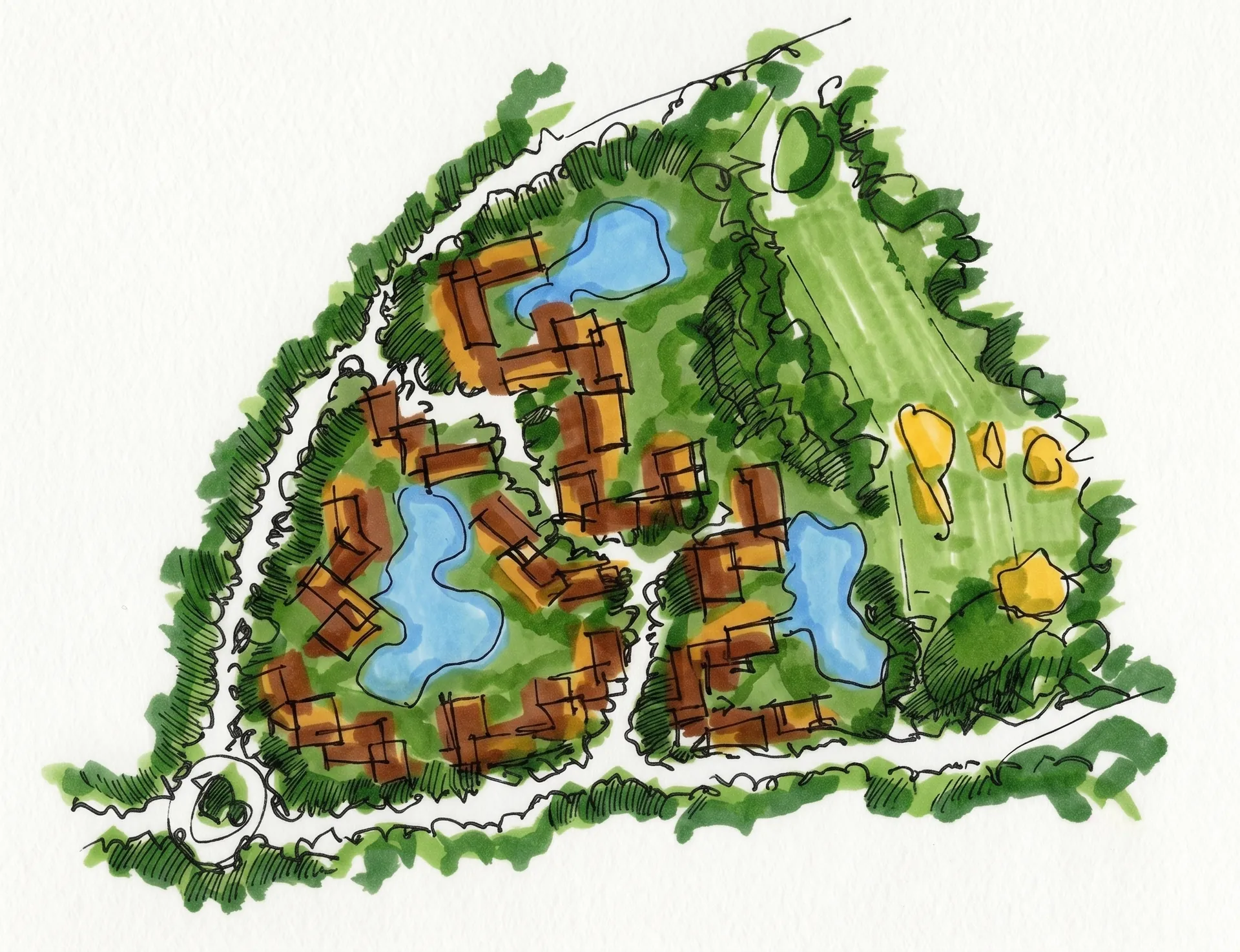 Planta de condominio
