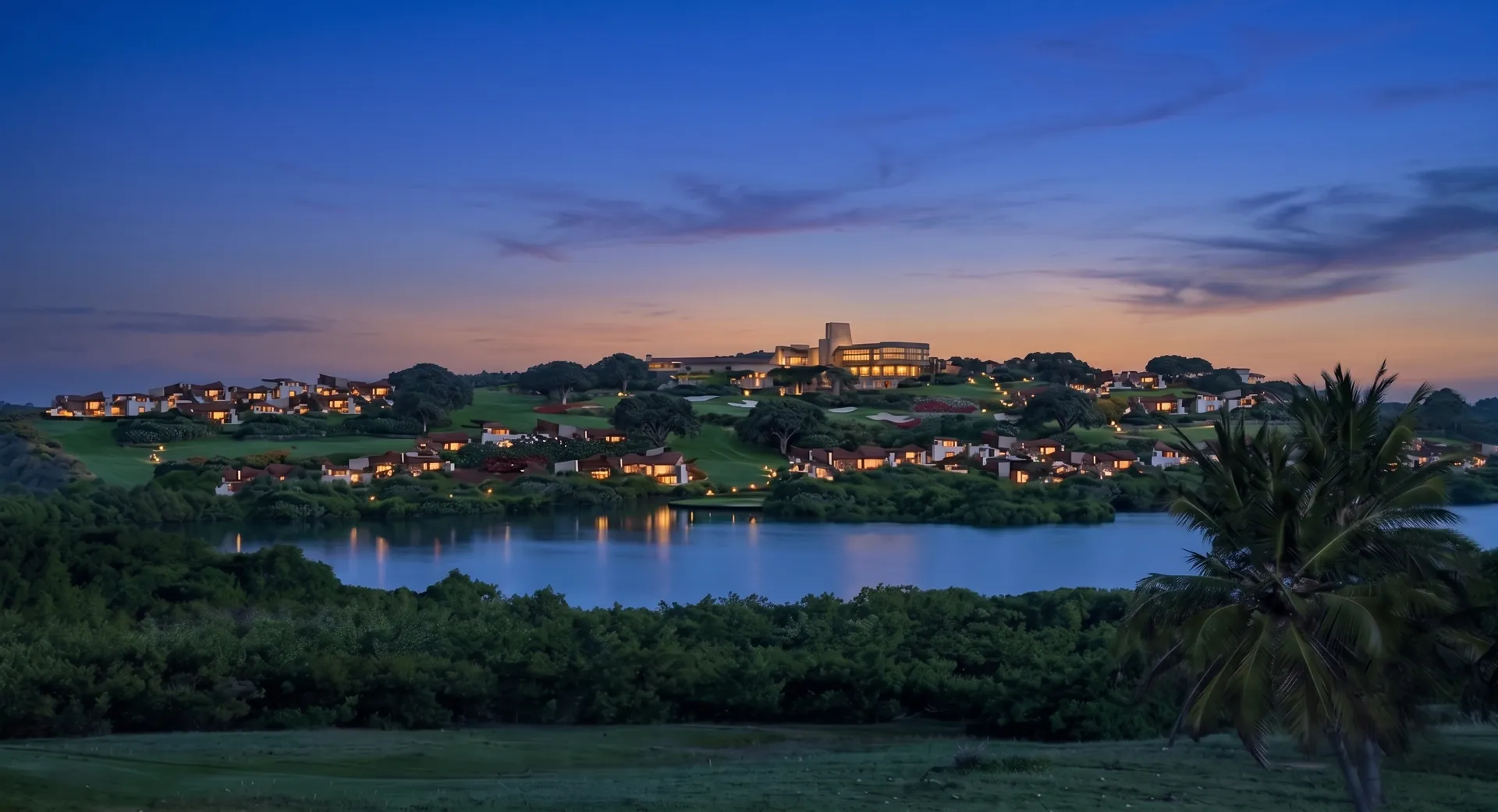 Vista al atardecer